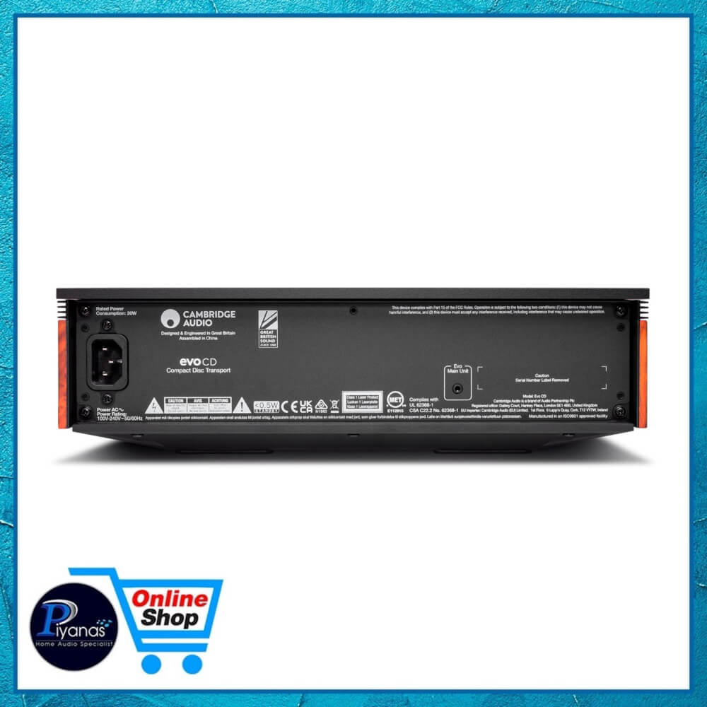 เครื่องเล่นซีดี CAMBRIDGE AUDIO : EVO-CD (CD PLAYER) (สีดำ)